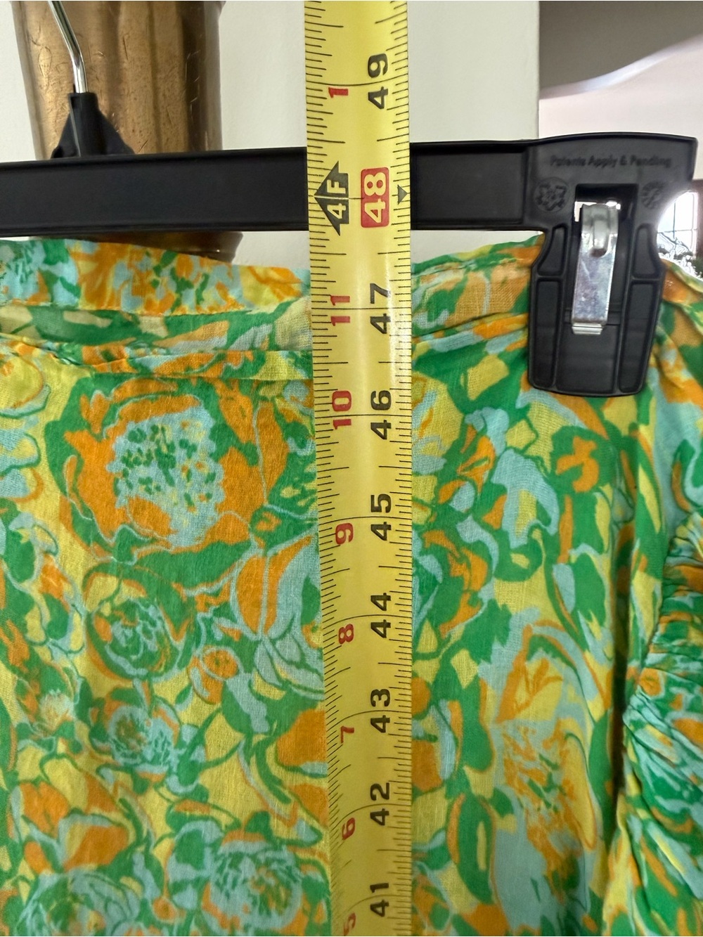 Coniglio Palm Beach “SET” Floral Cotton Gauze Ruffle Pareo Dress in Lime Green💚 - Picture 7 of 12